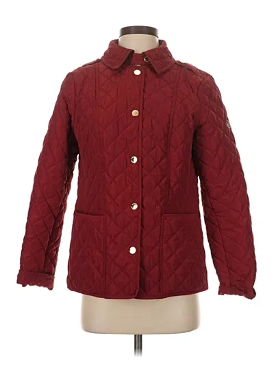 Pre-owned Michael Michael Kors Cardigan Sweater In Burgundy