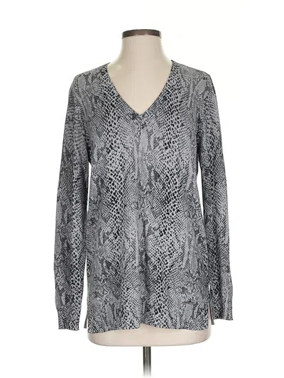 Pre-owned Michael Michael Kors Cardigan Sweater In Gray