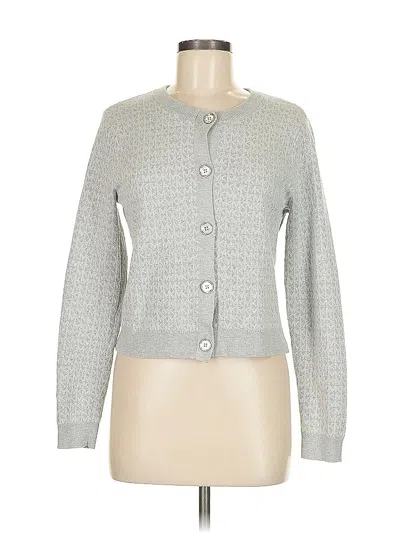 Pre-owned Michael Michael Kors Cardigan Sweater In Gray