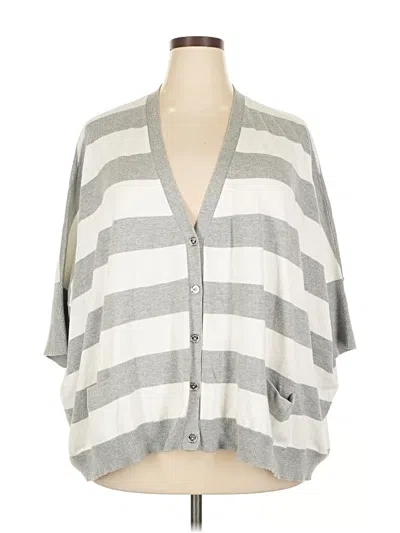 Pre-owned Michael Michael Kors Cardigan Sweater In Gray