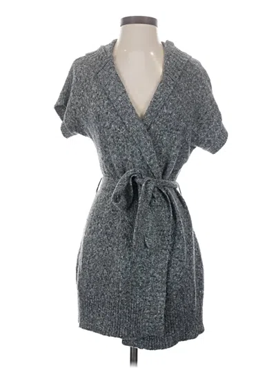 Pre-owned Michael Michael Kors Cardigan Sweater In Gray