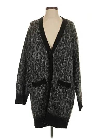 Pre-owned Michael Michael Kors Cardigan Sweater In Gray