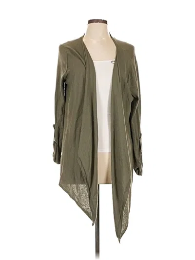 Pre-owned Michael Michael Kors Cardigan Sweater In Green