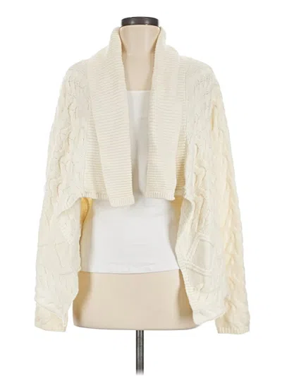 Pre-owned Michael Michael Kors Cardigan Sweater In Ivory