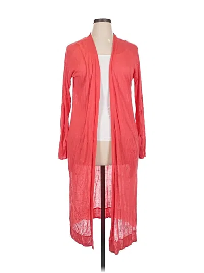 Pre-owned Michael Michael Kors Cardigan Sweater In Red