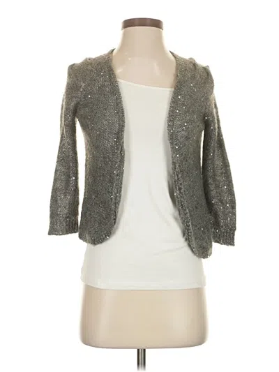 Pre-owned Michael Michael Kors Cardigan Sweater In Silver