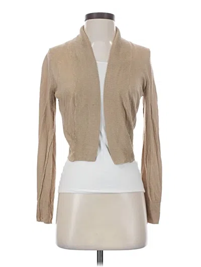 Pre-owned Michael Michael Kors Cardigan Sweater In Tan