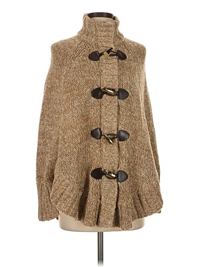 Pre-owned Michael Michael Kors Cardigan Sweater In Tan