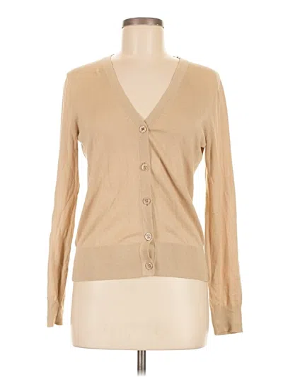 Pre-owned Michael Michael Kors Cardigan Sweater In Tan