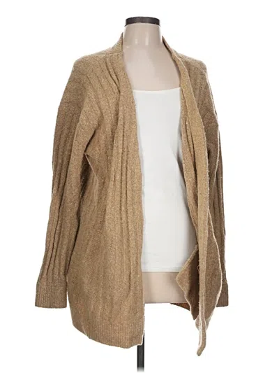 Pre-owned Michael Michael Kors Cardigan Sweater In Tan