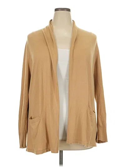 Pre-owned Michael Michael Kors Cardigan Sweater In Tan