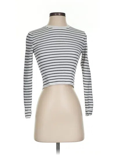 Pre-owned Michael Michael Kors Cardigan Sweater In White