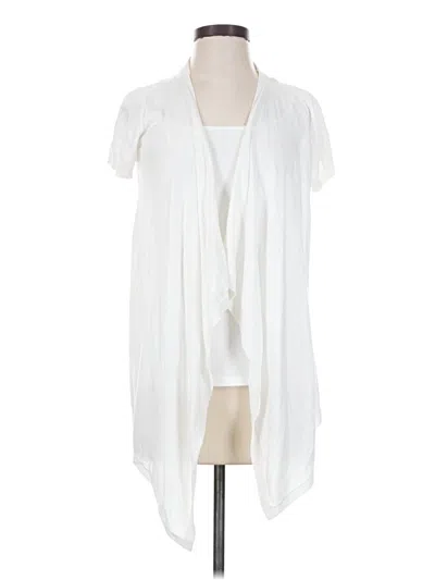 Pre-owned Michael Michael Kors Cardigan Sweater In White