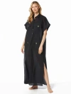 Michael Michael Kors Cargo Cover Up Dress In Black