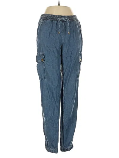 Pre-owned Michael Michael Kors Cargo Pants In Blue
