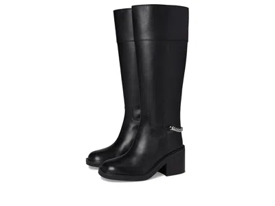 Michael Michael Kors Carlisle Boot - Wide Shaft Women's Boots Black: 10 M, Leather