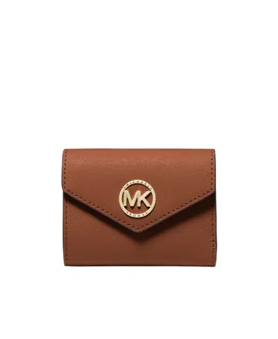 Michael Michael Kors Carmen Small Logo Purse In Brown