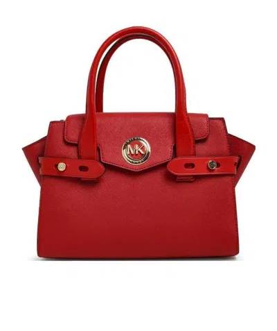 Michael Michael Kors Carmen Small Shoulder Bag In Red
