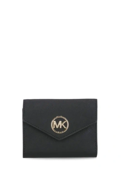 Michael Michael Kors Carmen Wallet In Black