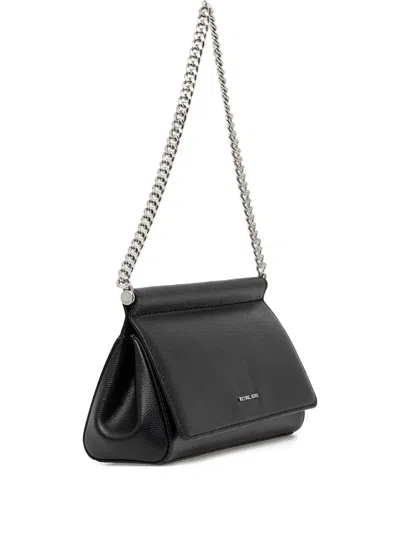 Michael Michael Kors Carmine Chain-strap Leather Bag In Black
