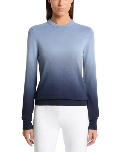 Michael Michael Kors Cashmere Ombre Sweater In Blue