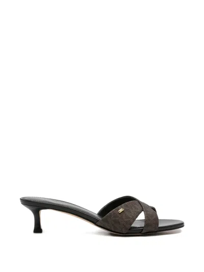 Michael Michael Kors Cassidy Criss-cross Sandals In Brown