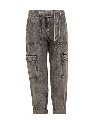 Michael Michael Kors Casual Cargo Trousers In Gray
