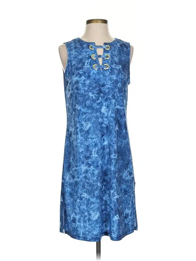 Pre-owned Michael Michael Kors Casual Dress In Blue