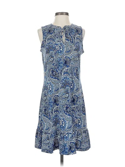 Pre-owned Michael Michael Kors Casual Dress In Blue