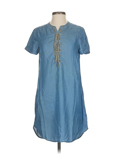 Pre-owned Michael Michael Kors Casual Dress In Blue