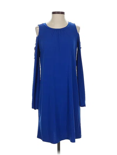 Pre-owned Michael Michael Kors Casual Dress In Blue