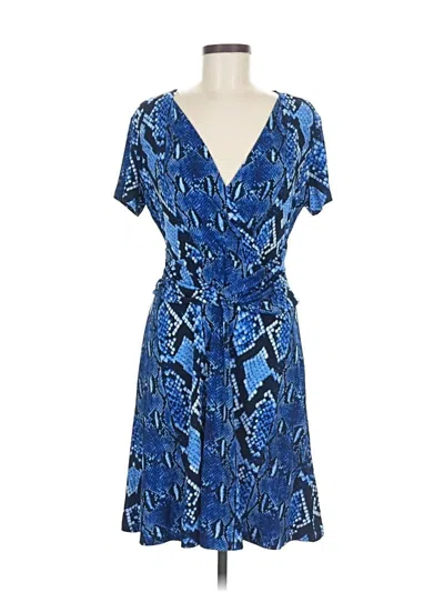 Pre-owned Michael Michael Kors Casual Dress In Blue