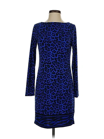 Pre-owned Michael Michael Kors Casual Dress In Blue