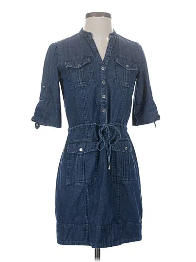 Pre-owned Michael Michael Kors Casual Dress In Blue