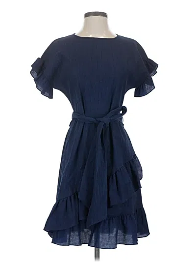 Pre-owned Michael Michael Kors Casual Dress In Blue