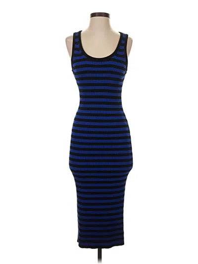 Pre-owned Michael Michael Kors Casual Dress In Blue