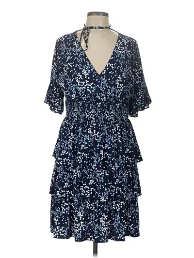 Pre-owned Michael Michael Kors Casual Dress In Blue