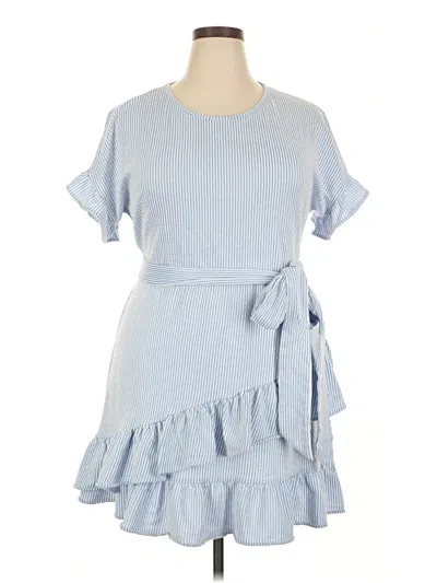 Pre-owned Michael Michael Kors Casual Dress In Blue