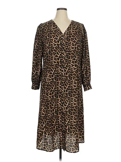 Pre-owned Michael Michael Kors Casual Dress In Brown