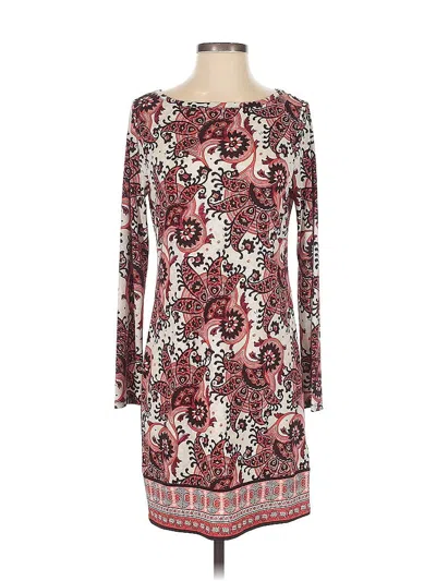 Pre-owned Michael Michael Kors Casual Dress In Burgundy