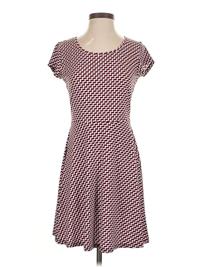 Pre-owned Michael Michael Kors Casual Dress In Burgundy
