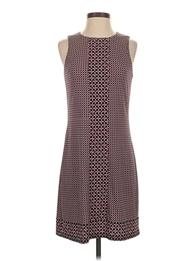 Pre-owned Michael Michael Kors Casual Dress In Burgundy