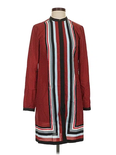 Pre-owned Michael Michael Kors Casual Dress In Burgundy