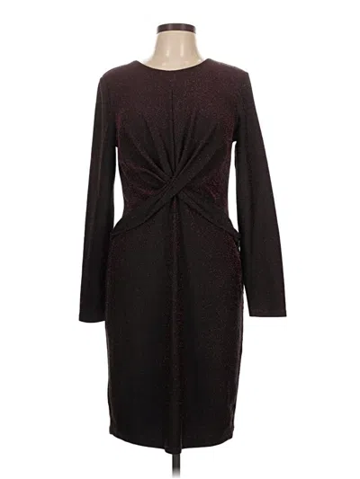 Pre-owned Michael Michael Kors Casual Dress In Burgundy