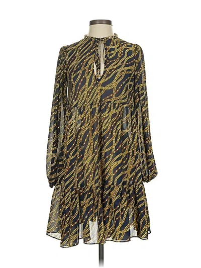 Pre-owned Michael Michael Kors Casual Dress In Gold