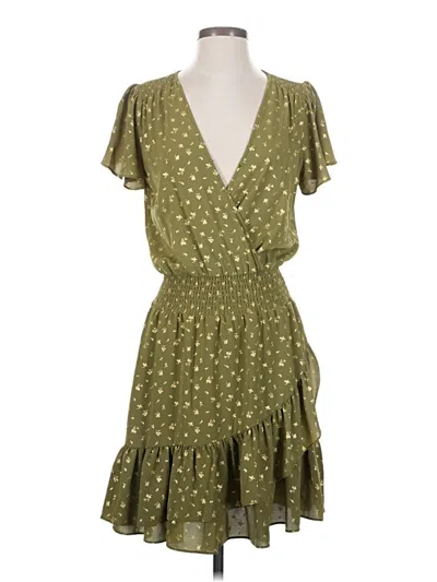 Pre-owned Michael Michael Kors Casual Dress In Green