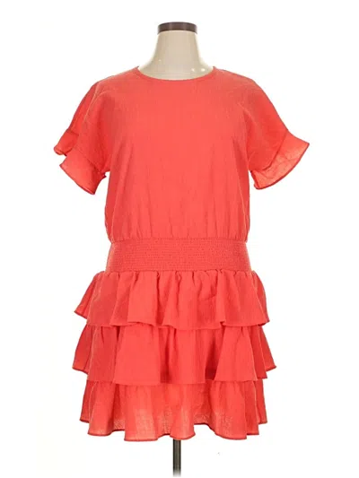Pre-owned Michael Michael Kors Casual Dress In Orange