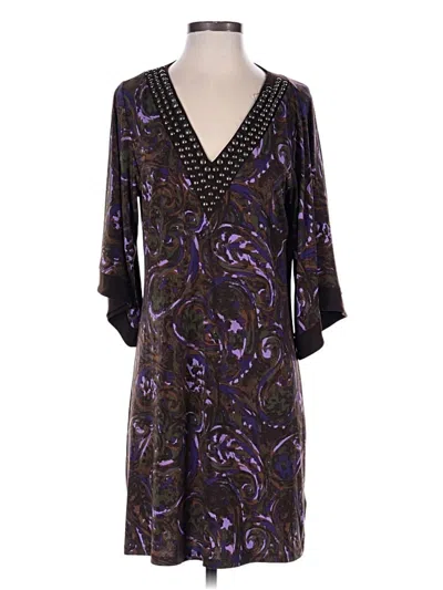 Pre-owned Michael Michael Kors Casual Dress In Purple
