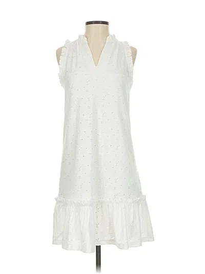 Pre-owned Michael Michael Kors Casual Dress In White