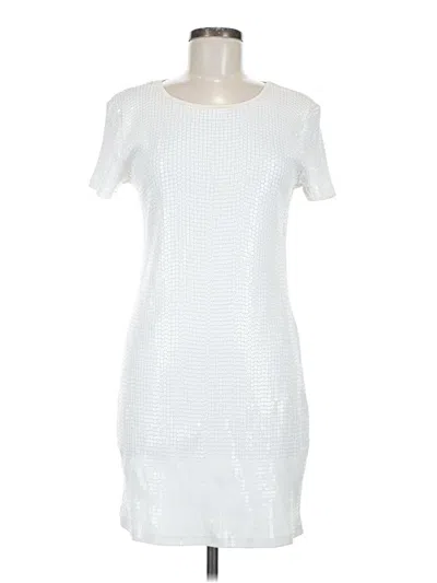 Pre-owned Michael Michael Kors Casual Dress In White
